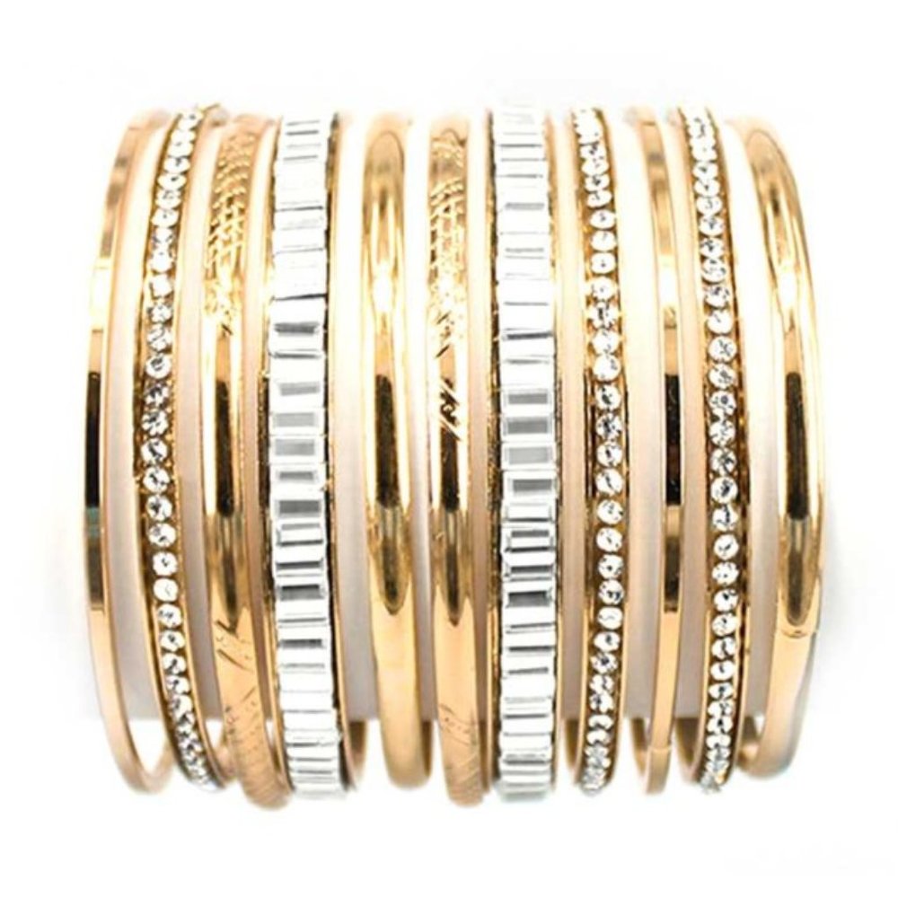 NWT - Bangle & Rhinestone Bracelet - Picture 1 of 1